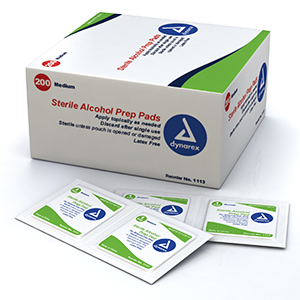 Alcohol Prep Pads - Click Image to Close